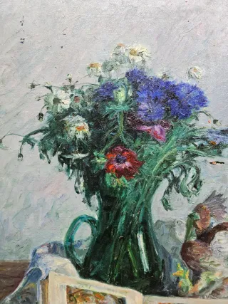 Postimpressionist European School (XX) Bodegon Flo