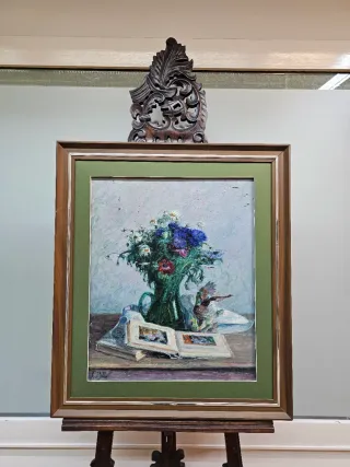 Postimpressionist European School (XX) Bodegon Flo