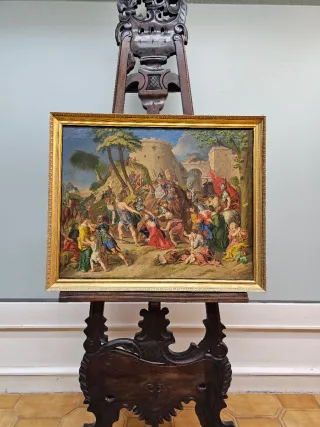 Escuela Francesa c.1630 Camino al Calvario