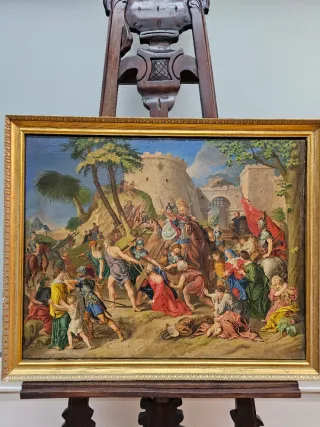 Escuela Francesa c.1630 Camino al Calvario