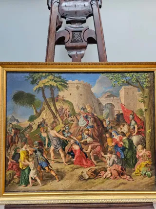 Escuela Francesa c.1630 Camino al Calvario