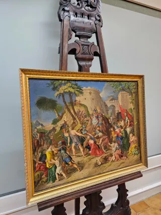 Escuela Francesa c.1630 Camino al Calvario