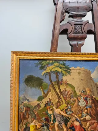 Escuela Francesa c.1630 Camino al Calvario