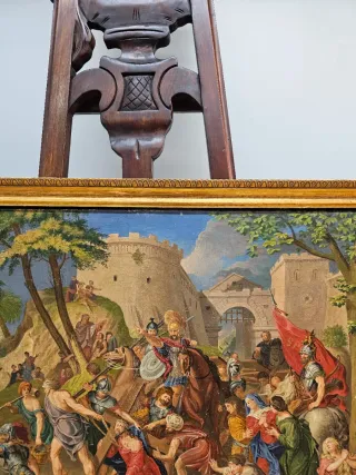 Escuela Francesa c.1630 Camino al Calvario