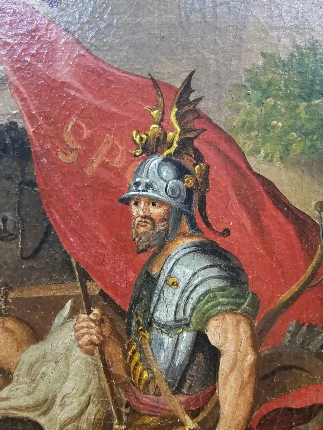 Escuela Francesa c.1630 Camino al Calvario