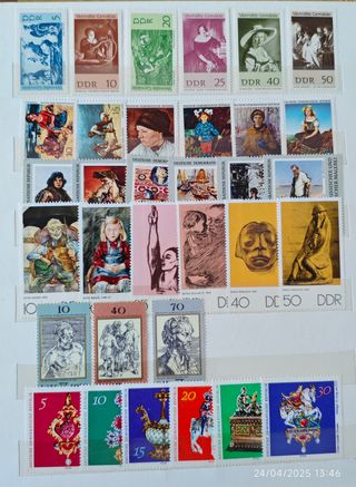 Lotti francobolli Germania Ovest e Berlino