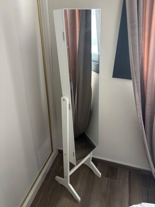 Espejo Joyero Blanco