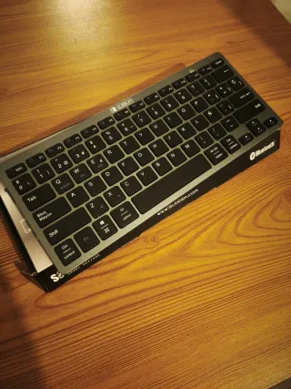 Teclado Bluetooth Subblim Negro/Gris