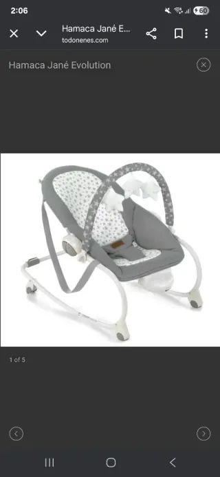 Hamaca musical Jané Evolution