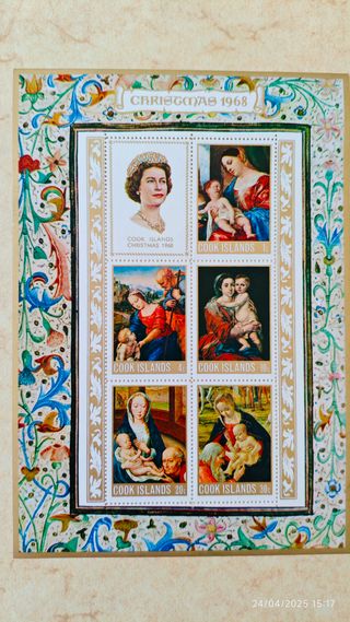 Francobolli Cook Islands Pasqua 1970