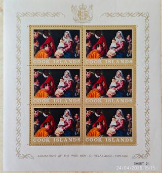 Francobolli Cook Islands Pasqua 1970