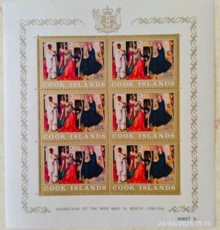 Francobolli Cook Islands Pasqua 1970