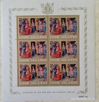 Francobolli Cook Islands Pasqua 1970