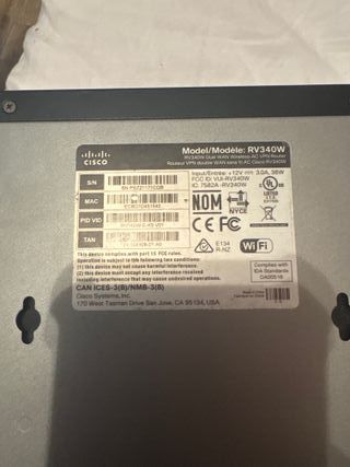 Router VPN Cisco RV340W