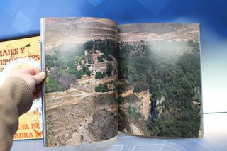 4 libros vintage fotografías a color de naturaleza.