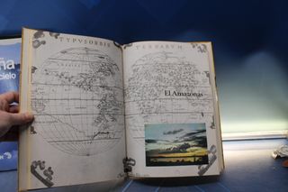 4 libros vintage fotografías a color de naturaleza.