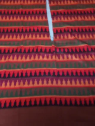 BILBAO Bufanda étnica con flecos