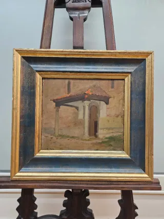 Oleo sobre cartón Víctor Moya Calvo