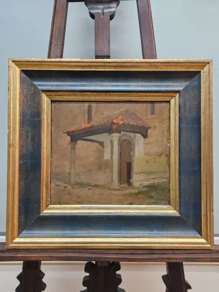 Oleo sobre cartón Víctor Moya Calvo