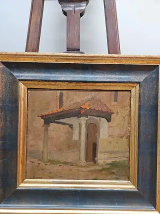 Oleo sobre cartón Víctor Moya Calvo