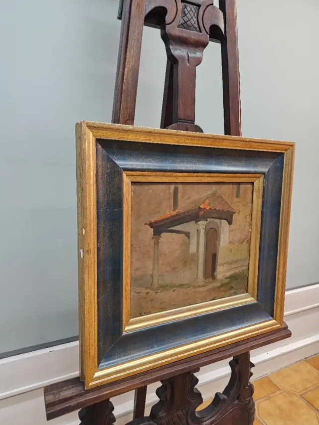 Oleo sobre cartón Víctor Moya Calvo