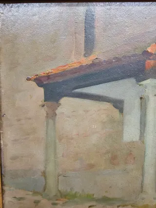 Oleo sobre cartón Víctor Moya Calvo