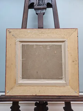 Oleo sobre cartón Víctor Moya Calvo