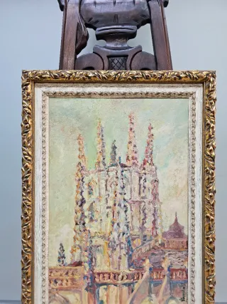 Oleo sobre Lienzo Escuela Madrileña Años 50