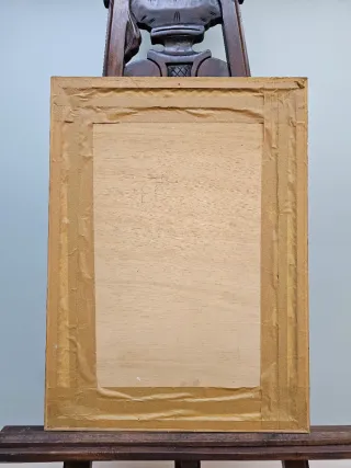 Oleo sobre Lienzo Escuela Madrileña Años 50