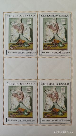 Francobolli Cecoslovacchia Kupka 1948