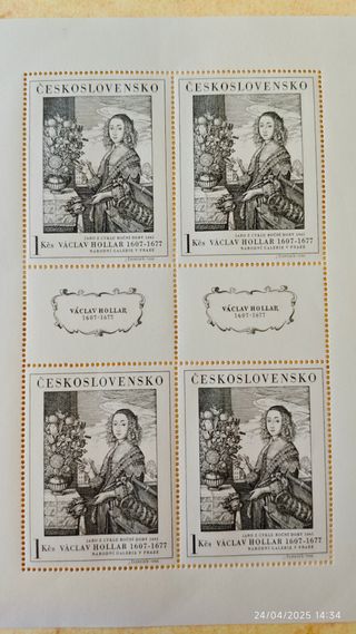 Francobolli Cecoslovacchia Kupka 1948