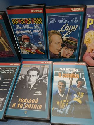 13 vhs, Películas de Paul Newman