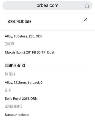 Bicicleta Orbea Alma H30 XL nueva usada por 3meses