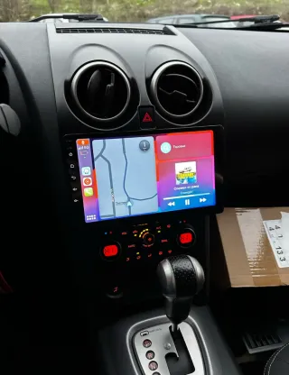 Rádio Nissan Qashqai J10 Android 14 com Carplay.
