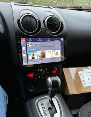Rádio Nissan Qashqai J10 Android 14 com Carplay.