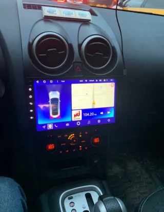 Rádio Nissan Qashqai J10 Android 14 com Carplay.