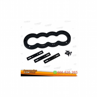 Soporte porta emblema de logo Audi