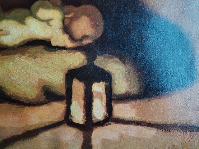 Litografía Virgen con Niño