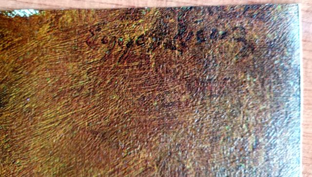 Litografía Virgen con Niño