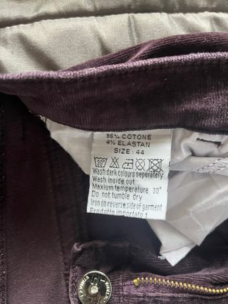 Pantaloni Lavinia Fontana viola