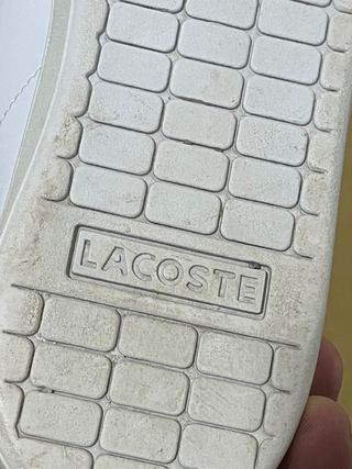 Zapatillas Lacoste Blancas Piel – Talla 37 – Mujer