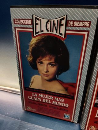 7 vhs, películas, Colección el cine de siempre