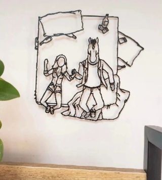 Bojack Horseman Wall Art 20cm