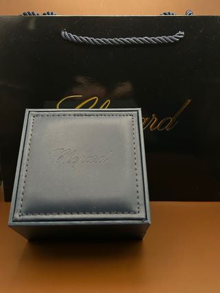 Chopard Bracciale Happy Heart Nero Argento