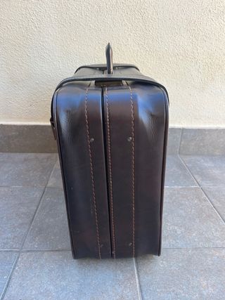 Maleta Vintage Piel Marrón