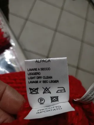 Cardigan donna JC de Castelbajac lana rosso M