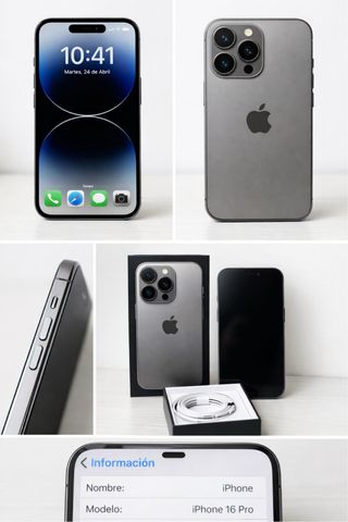 iPhone 16 Pro Apple Gris/Negro