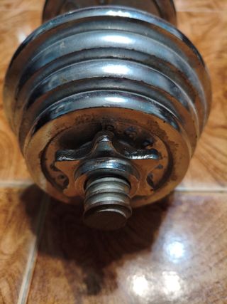 Mancuerna 6.5kg Cromada