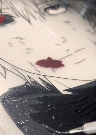 Tokyo Ghoul Ken Kaneki Quadro Anime Manga Figure