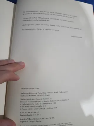 Nuestra señora de París Victor Hugo y Lacombe